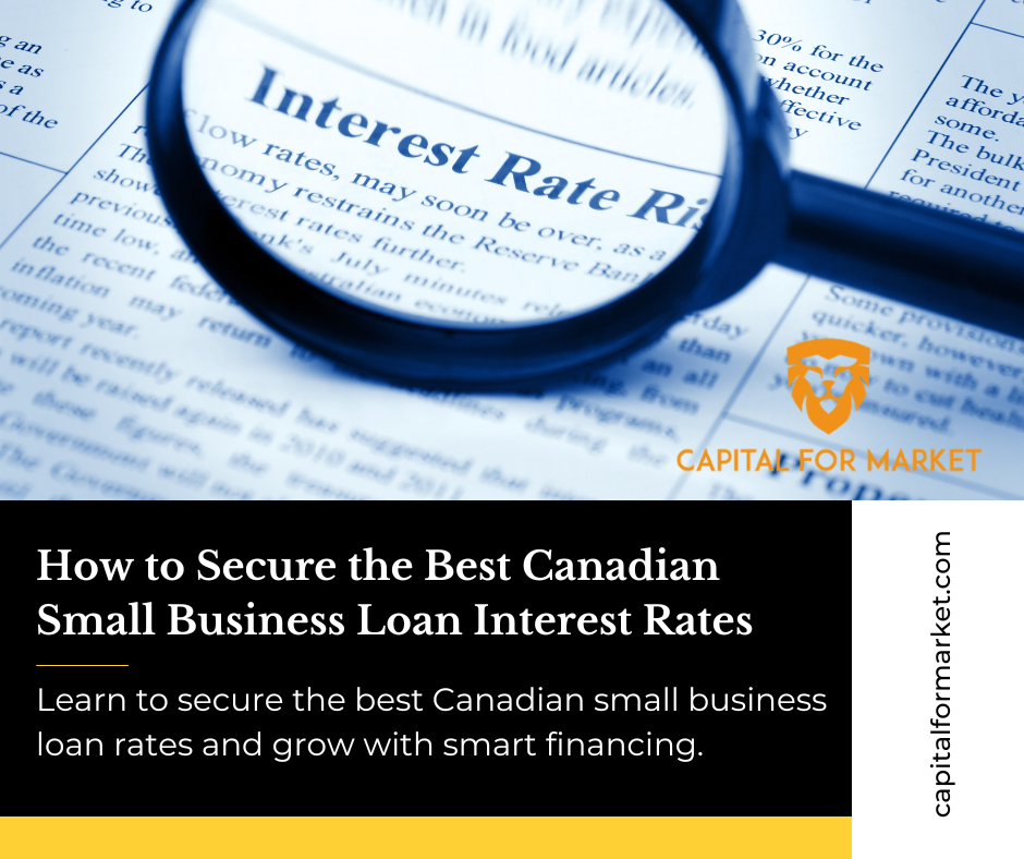 Canadian small business owners securing low-interest business loans through strategic financial decisions and loan comparisons.